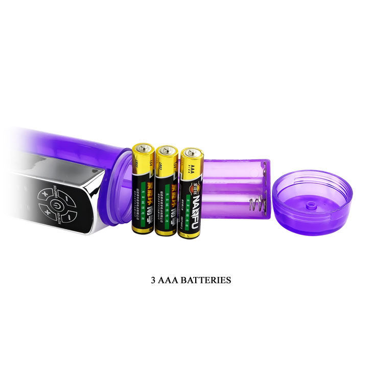 Rotating Rabbit Vibrator with Beads | 23.0 cm x 3.5 cm | BAILE Rabbit Passion Baron
