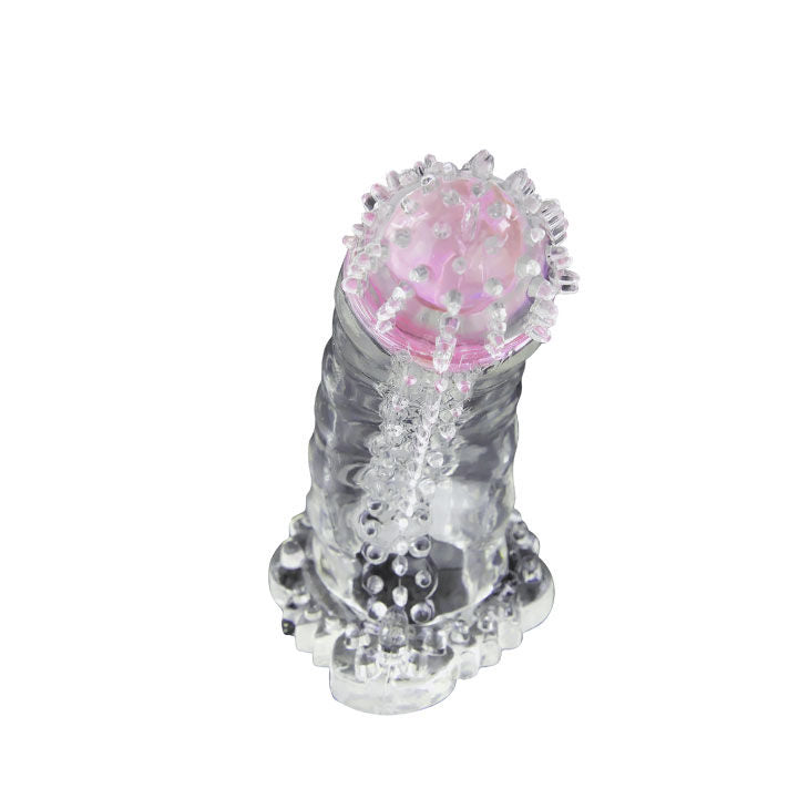 Sensor-activated vibrating penis sleeve | 18 cm × 3.5 cm | BAILE