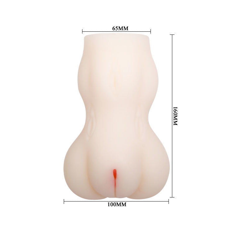 Passion Lady Vagina Masturbator with Bullet | Cyberskin TPR, 16 × 6.5 cm BAILE
