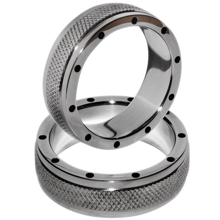 Steel cock ring with vent holes | 40 mm | METAL HARD