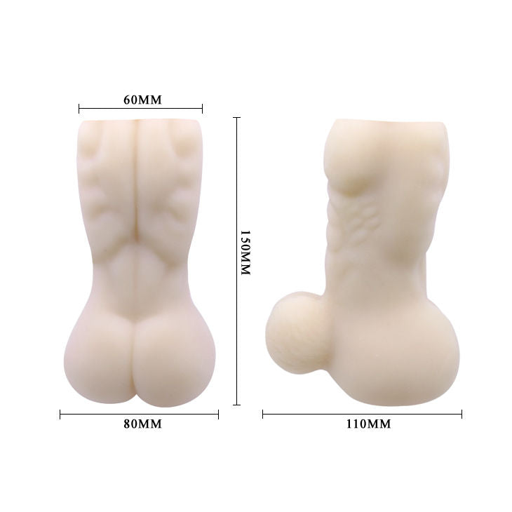 Mini travel masturbator, TPR sleeve | 15 cm x 8 cm | BAILE