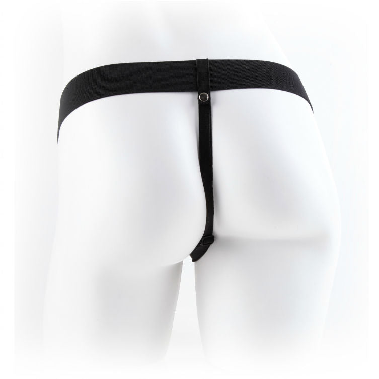 Hollow Strap-On with Balls | 22.9 cm x 4.6 cm | Fetish Fantasy Series
