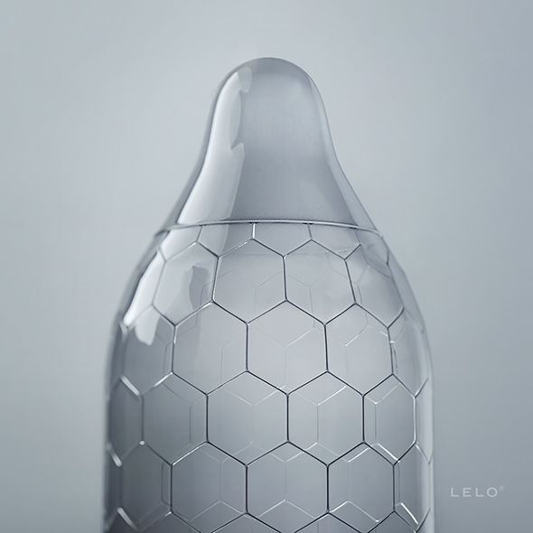 LELO HEX Condoms 54 mm - 3 Unit
