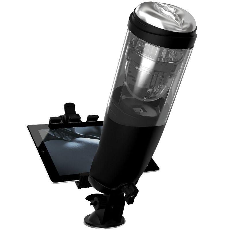 Deluxe Mega-Bator Automatic Stroker | Rotation + Thrust | 3 Toppers | PDX Elite