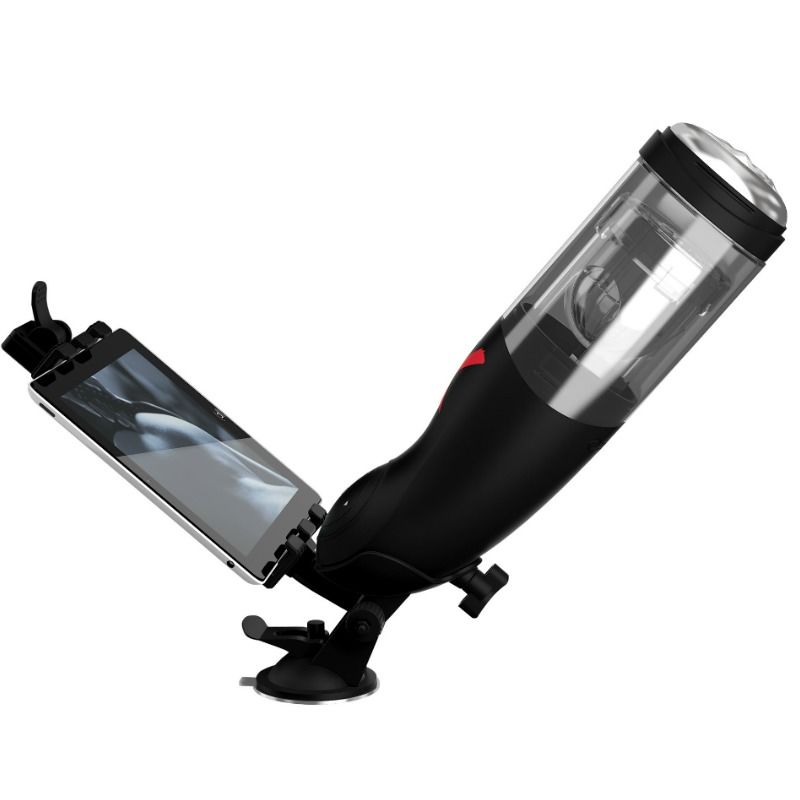 Deluxe Mega-Bator Automatic Stroker | Rotation + Thrust | 3 Toppers | PDX Elite
