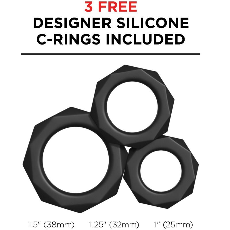 PDX Elite Cock Compressor Vibrating Stroker | Air-Bag Compression & Suction