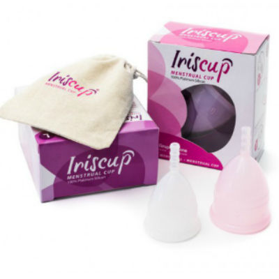 Menstrual Cup Small (S) Pink + Sterilizer Bag | IrisCup