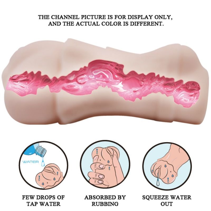 Crazy Bull Waterskin Vagina Masturbator with Vibrating Bullet
