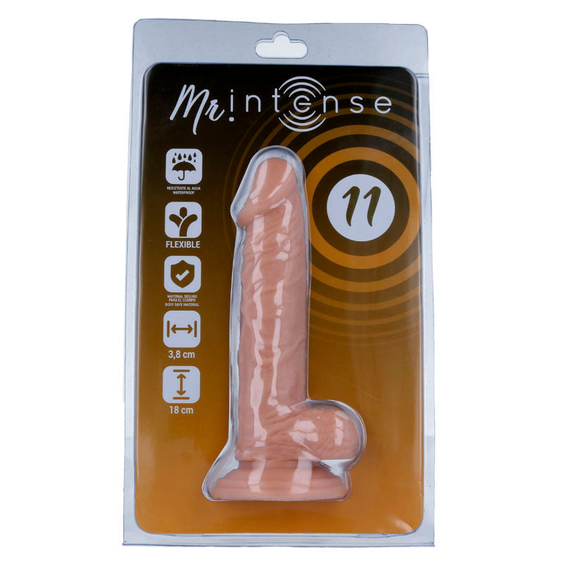 Realistic Dildo length 18 cm diameter 3.8 cm (Ø3.8 cm) with Suction Cup - MR INTENSE