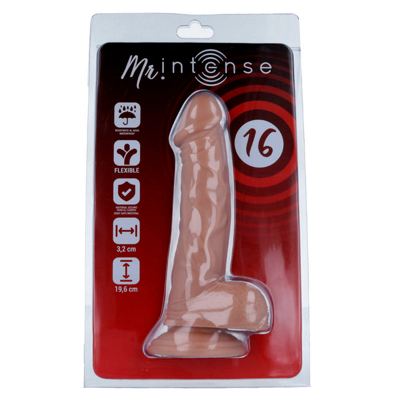 Realistic Dildo 19.6 cm x 3.2 cm with Balls – MR INTENSE
