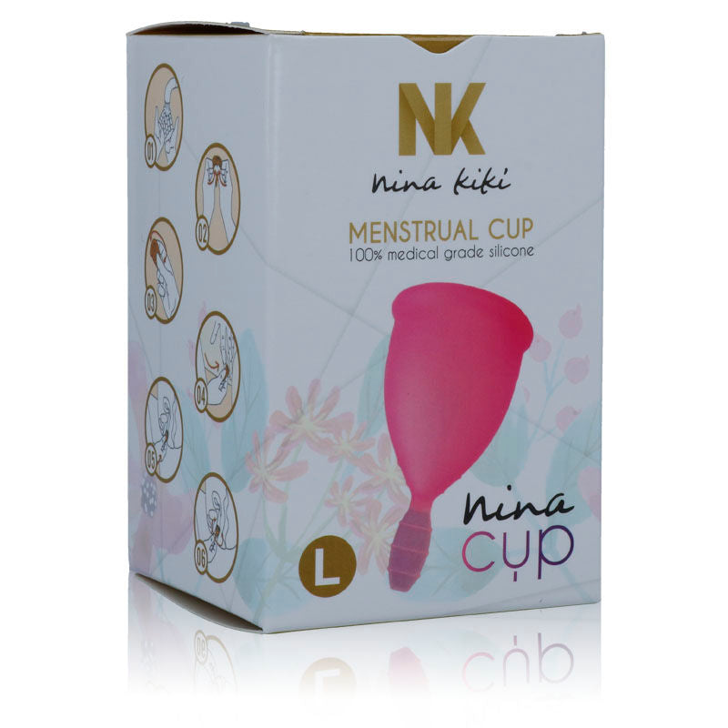 Menstrual Cup Pink | Size L (43 mm, 30 ml) | NINA KIKÍ