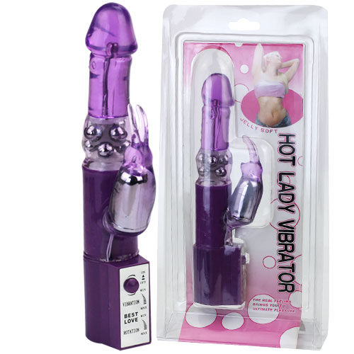Hot Lady II Rabbit Pearl Rotator – 24 cm × 3.6 cm – BAILE