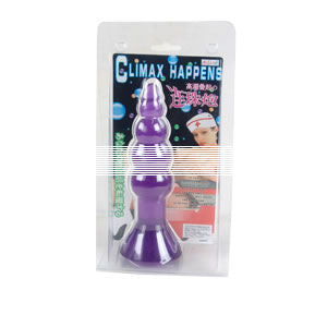 Climax Happens Anal Plug Lilac with Suction Cup | 17 cm | BAILE