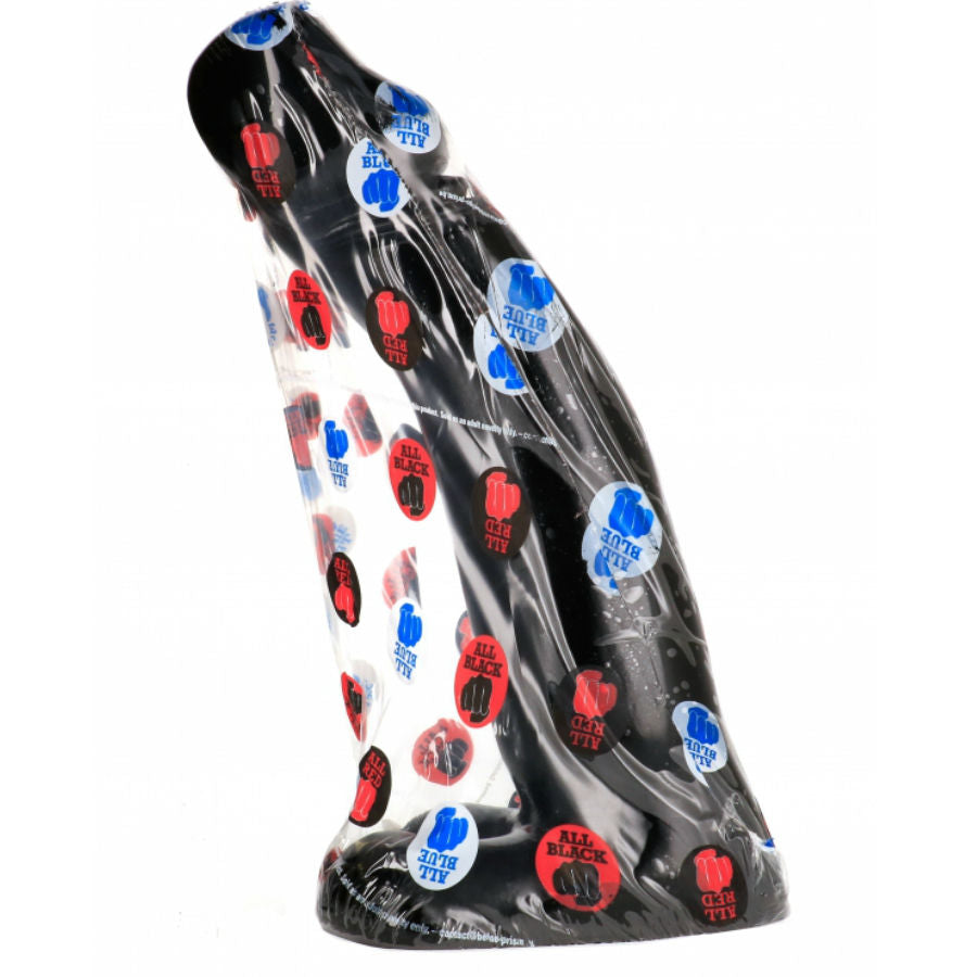 Realistic Black Fisting Dildo with Balls | 29 cm x 5 cm | ALL BLACK