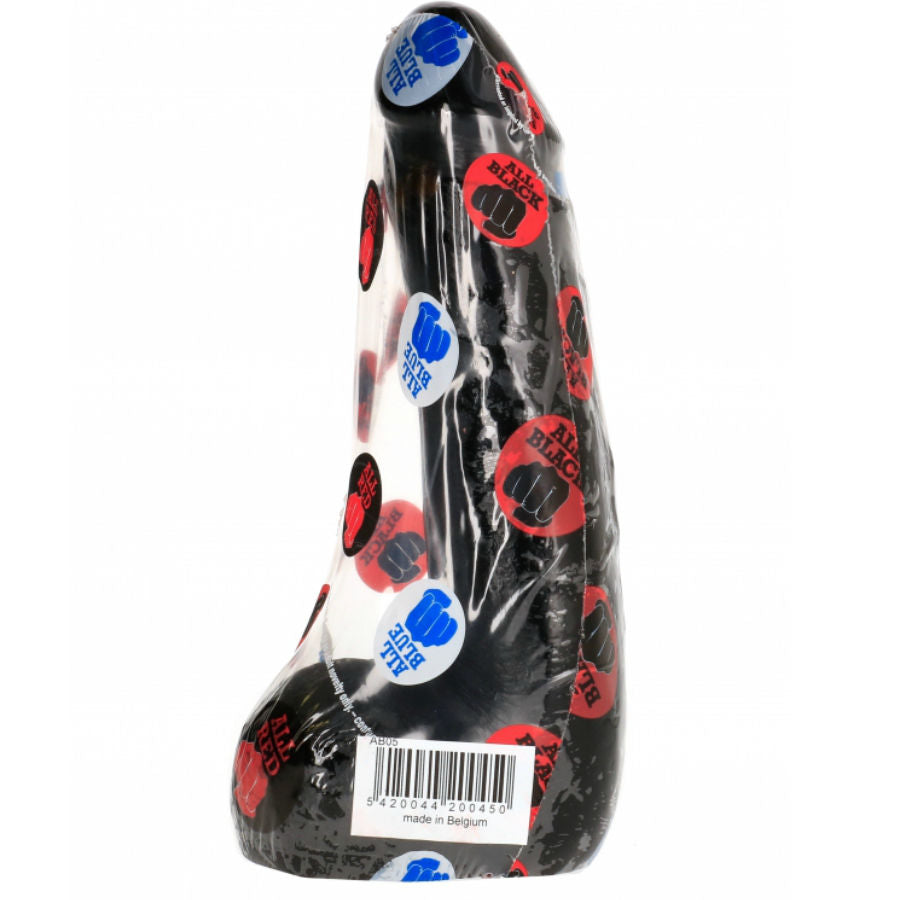 Soft Black Realistic Dildo | 20 cm x 4.5 cm | ALL BLACK
