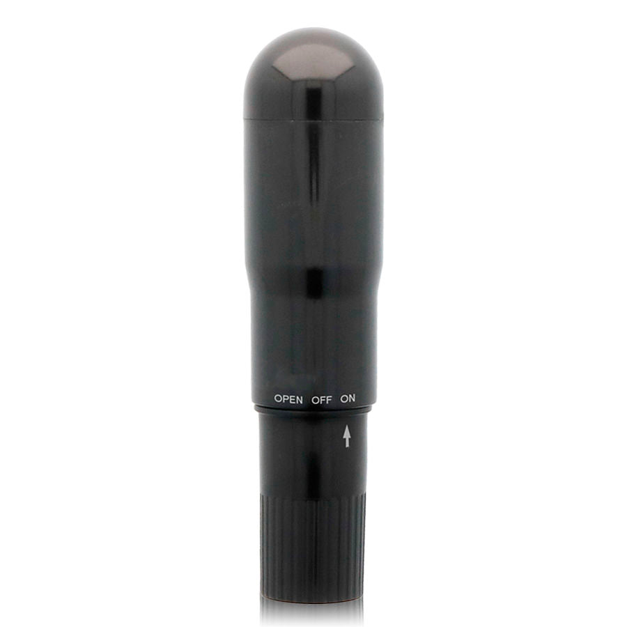 Glossy Pocket Vibrator Black – 17,500 RPM