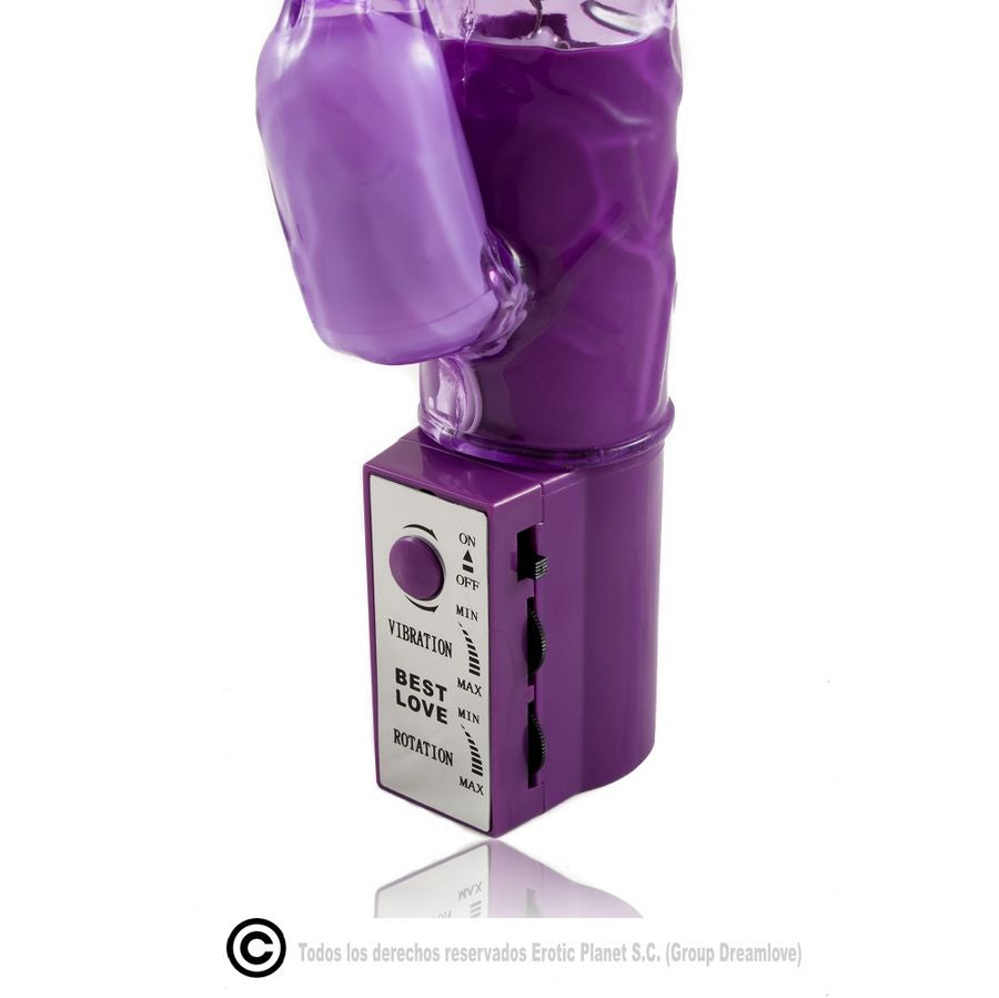Lilac Rabbit Rotator Vibrator | 23.0 cm x 4.0 cm | BAILE