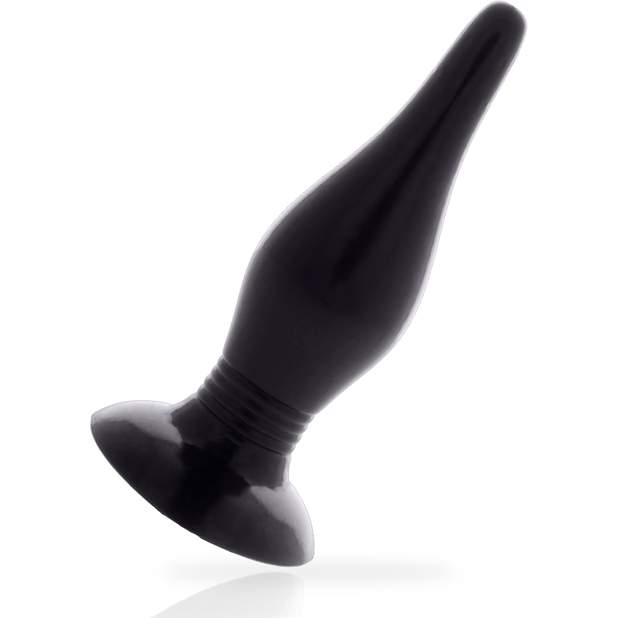 ANAL PLUG 14.5 cm x 4 cm BLACK - ADDICTED TOYS