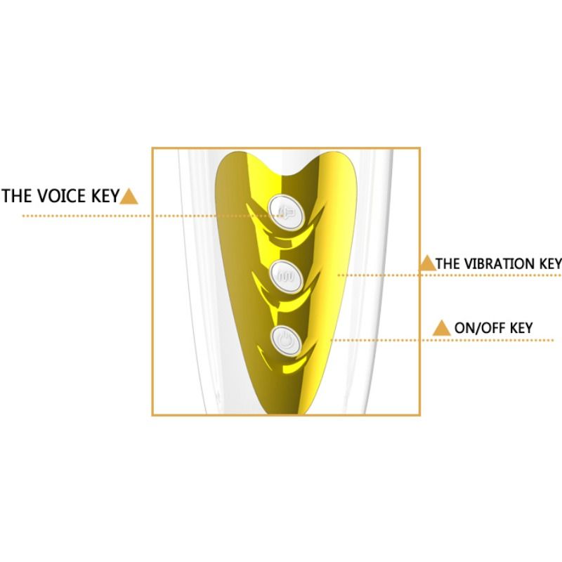 Sally Vibrating Stroker with Sound & Suction Cup | 12 Modes | Pretty Love