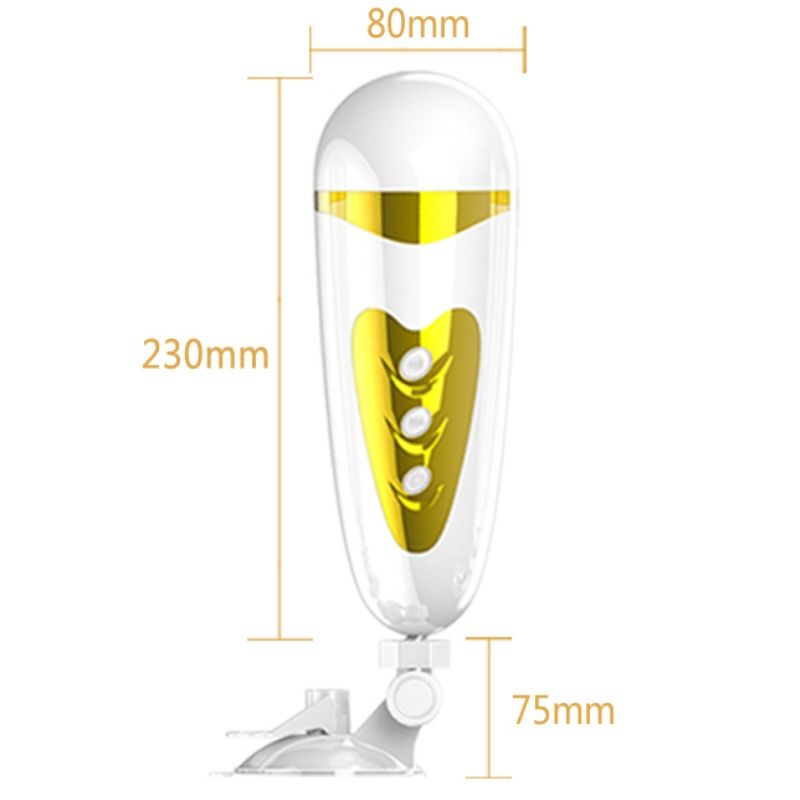 Sally Vibrating Stroker with Sound & Suction Cup | 12 Modes | Pretty Love