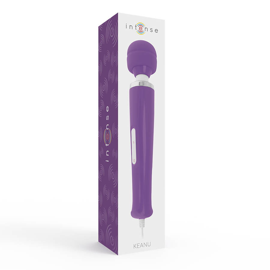 Keanu Wand Massager – 33 cm – 8 Modes – Lilac – INTENSE