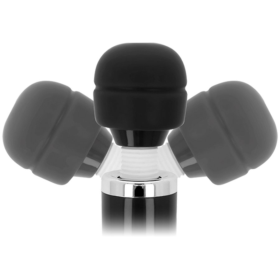 Keanu Wand Massager Black, 8 Modes, Mains Powered - Intense