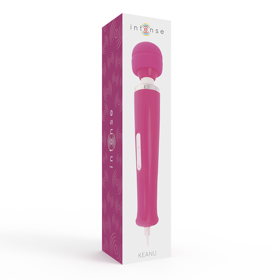 Keanu Wand Massager - Pink - 8 Modes - 33 cm - Intense