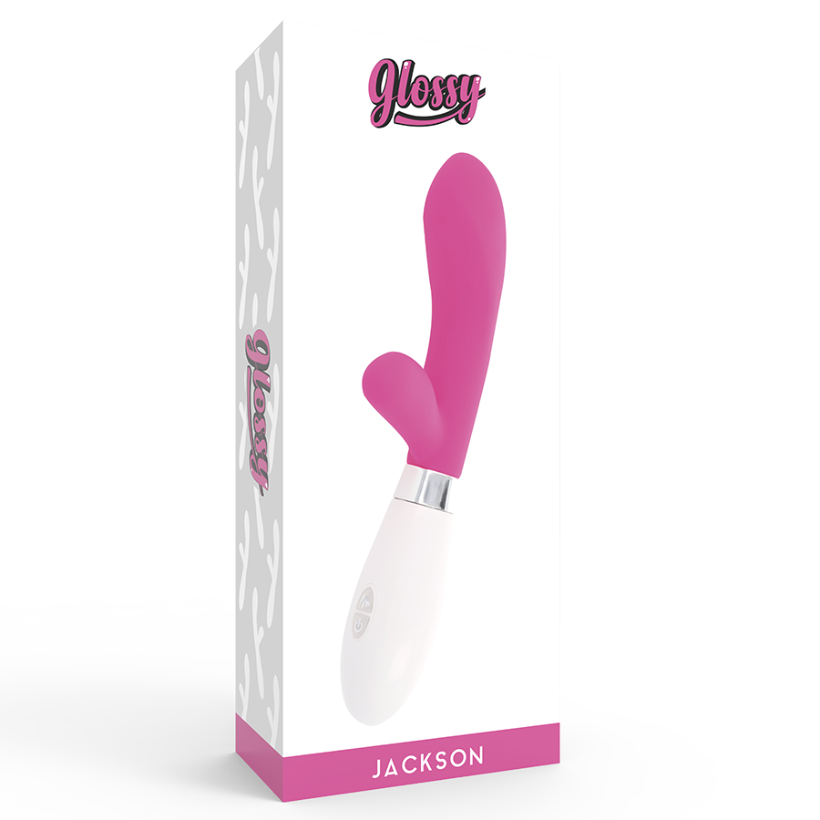 Jackson Rabbit Vibrator Pink – 12 cm Dual‑Motor, 10 Modes