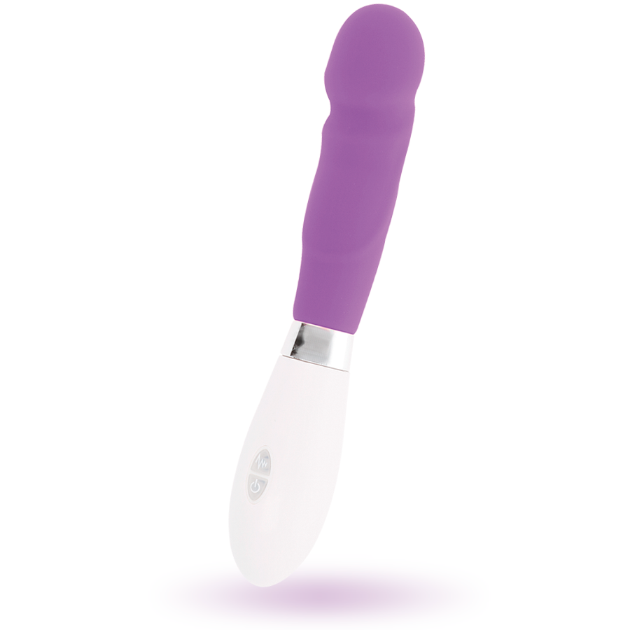 Paul Vibrator Purple – 12 cm Realistic Curved Massager, 10 Modes