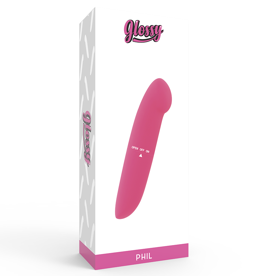 Phil Vibrator Pink – 13 cm Travel‑Size G‑Spot Stimulator