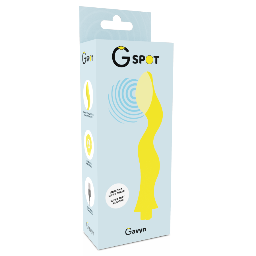 Gavyn G-Spot Vibrator – Rechargeable – 20 cm – G-SPOT