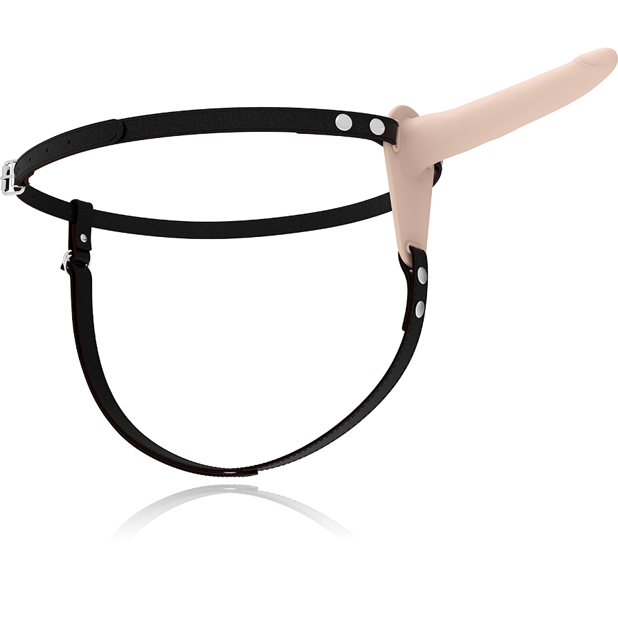 Silicone Strap-On Harness Set 15 cm (Flesh) - Fetish Submissive