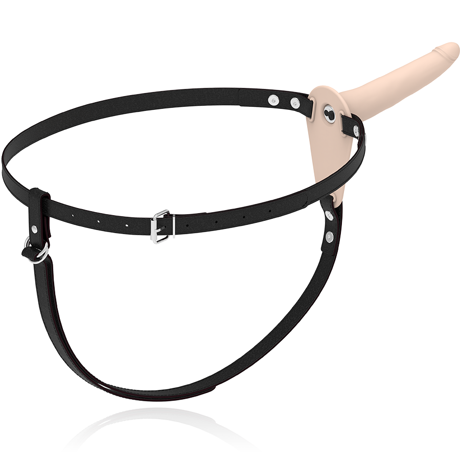 Harness with Silicone Vibrator 15 cm – Fetish Submissive