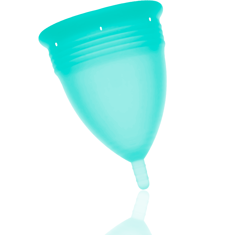 FDA Silicone Menstrual Cup Aquamarine – Size S (15 ml) | STERCUP
