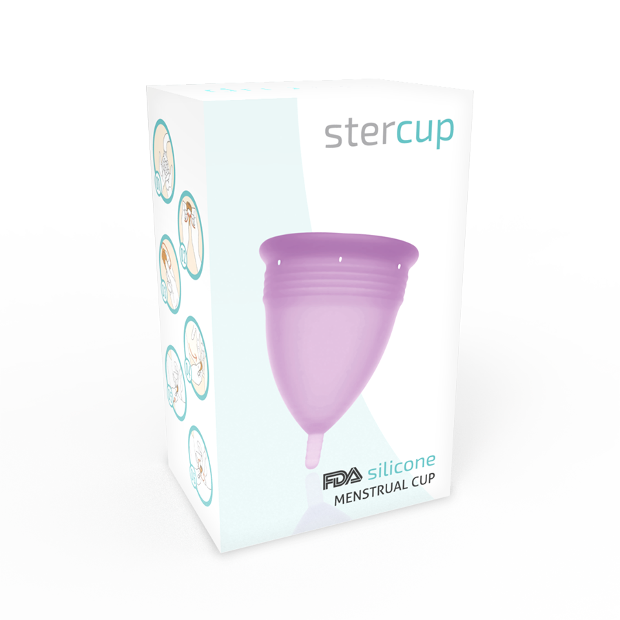 FDA Silicone Menstrual Cup Violet – Size S (15 ml) | STERCUP