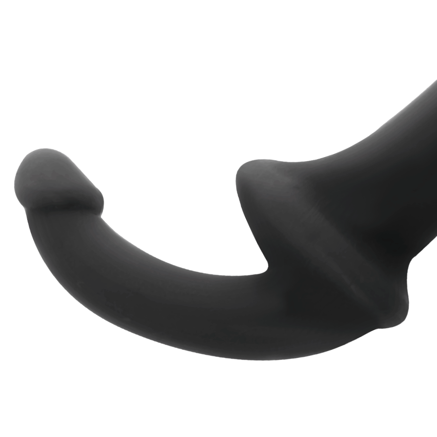 Strapless Strap-On Double Dildo 26 cm Black – Addicted Toys