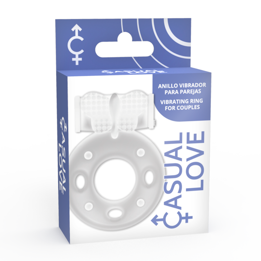 Ring 34 Vibrating Cock Ring – Transparent – CASUAL LOVE