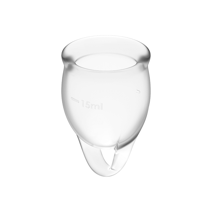 Feel Confident Menstrual Cup Set Clear (15 ml + 20 ml) | Satisfyer