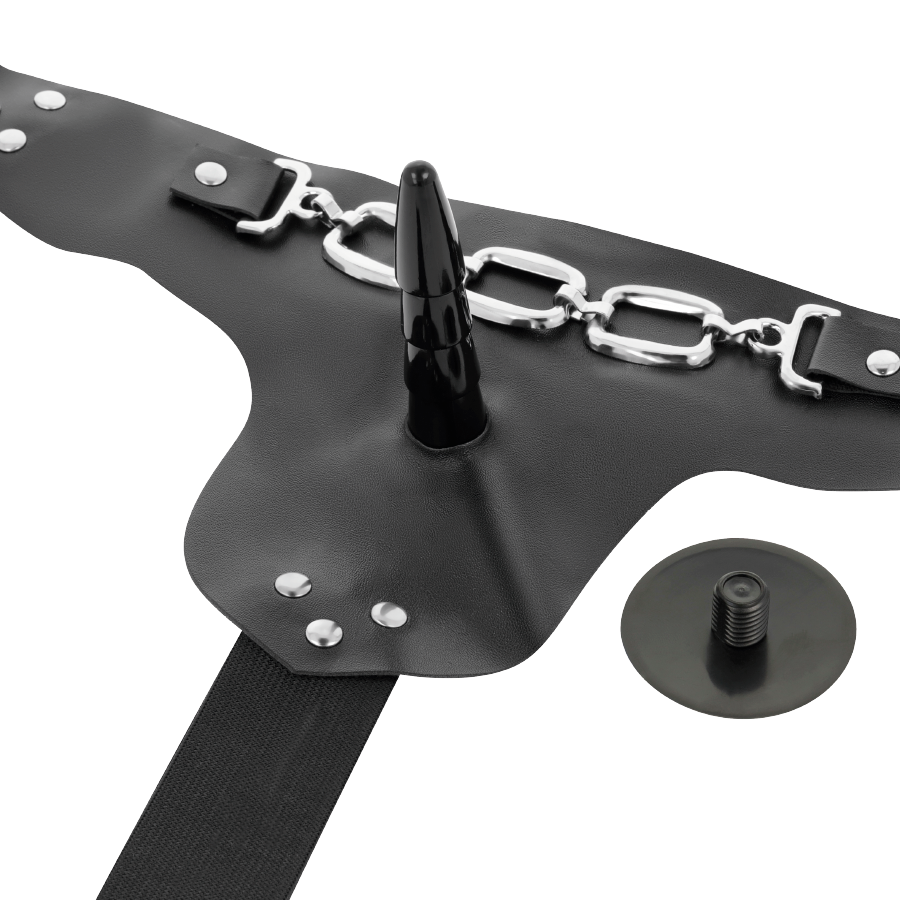 George Strap-On Realistic Vibrator 19 cm x 4 cm - Harness Attraction