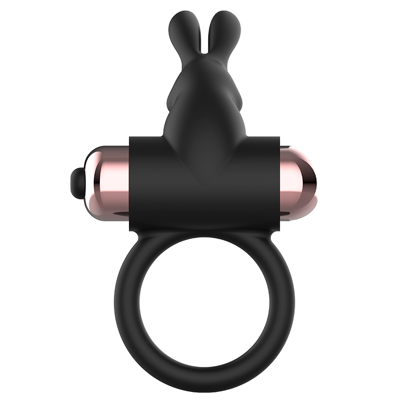 Vibrating Cock Ring Black/Gold – 1 Mode – Coquette Chic Desire