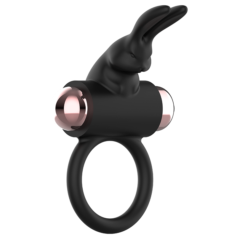 Vibrating Cock Ring Black/Gold – 1 Mode – Coquette Chic Desire