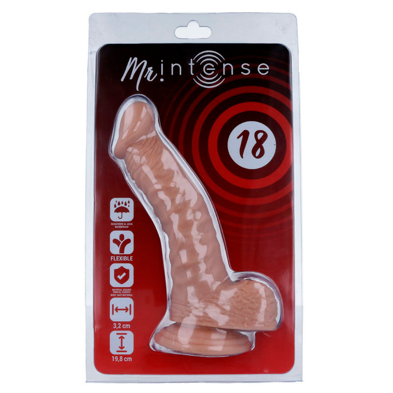 Realistic Dildo 19.8 cm x 3.2 cm with Balls – MR INTENSE