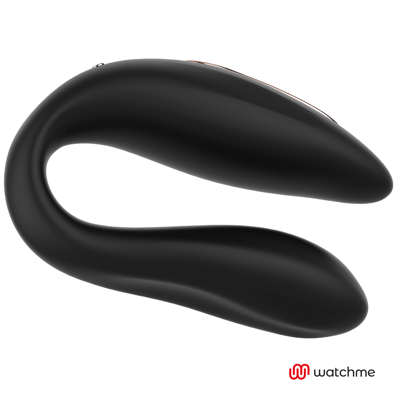 Anne’s Desire Dual Pleasure Couples Vibrator with WatchMe Remote | 8.5 cm x 3.2 cm | Black
