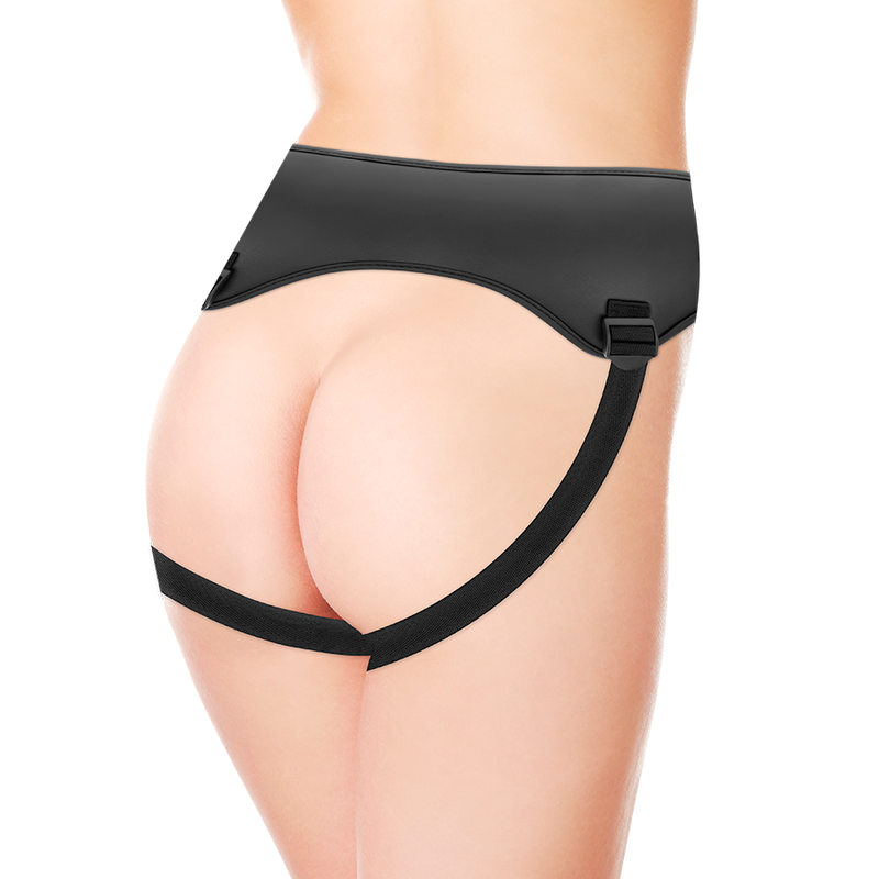 Strap-On Freeman – Liquid Silicone Dildo with Harness (3 Rings) – 20 cm x 3.8 cm – Cyber Silicock