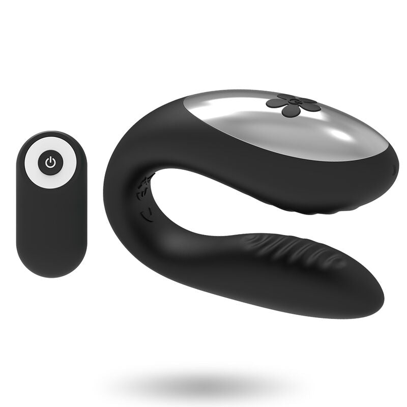 Couples Vibrator with Remote Black – Dual-Motor Wearable – Brilly Glam We Love