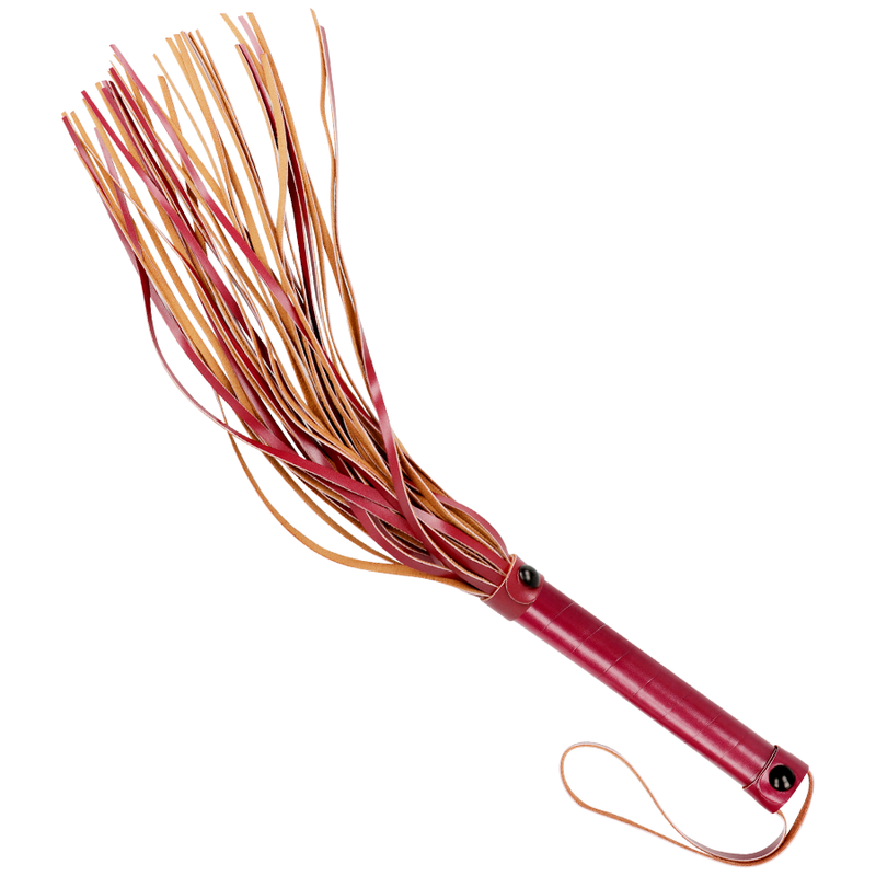Vegan Leather Whip – 28 cm (15 cm handle) – FETISH SUBMISSIVE