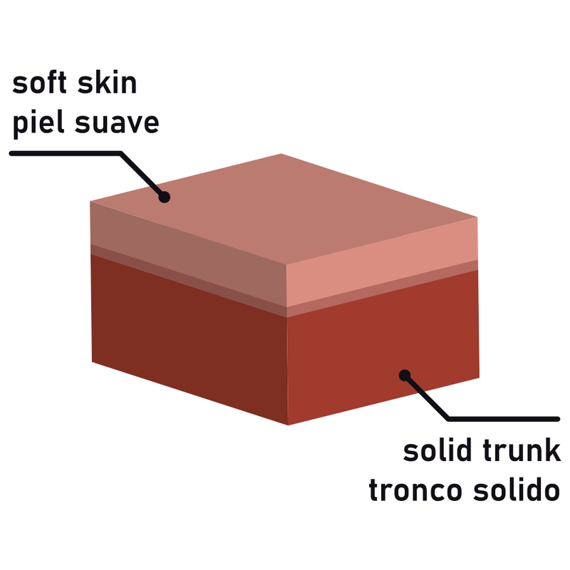 Harness + Dual-Density Realistic Dildo 14 cm x 4.46 cm - RockArmy Tiger