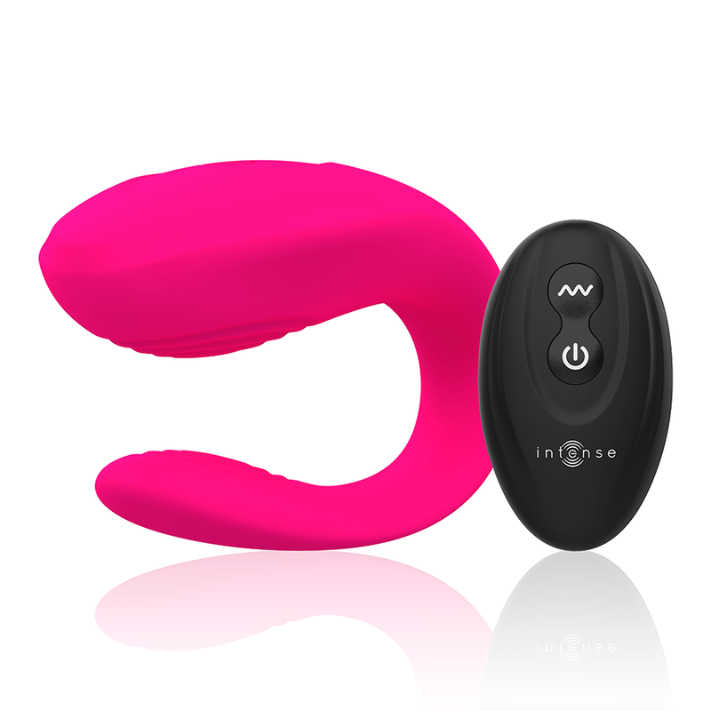 Bruno Partner Double Pleasure Couples Vibrator - Pink - INTENSE